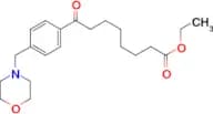 Ethyl 8-[4-(morpholinomethyl)phenyl]-8-oxooctanoate