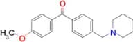 4-methoxy-4'-piperidinomethyl benzophenone