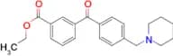 3-carboethoxy-4'-piperidinomethyl benzophenone