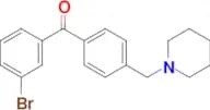 3-bromo-4'-piperidinomethyl benzophenone