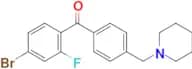 4-bromo-2-fluoro-4'-piperidinomethyl benzophenone