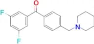 3,5-difluoro-4'-piperidinomethyl benzophenone