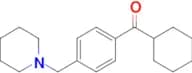 Cyclohexyl 4-(piperidinomethyl)phenyl ketone
