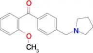 2-methoxy-4'-pyrrolidinomethyl benzophenone