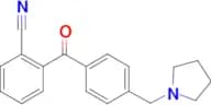 2-cyano-4'-pyrrolidinomethyl benzophenone