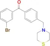 3-bromo-4'-thiomorpholinomethyl benzophenone