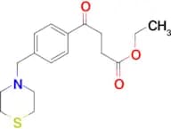 Ethyl 4-oxo-4-[4-(thiomorpholinomethyl)phenyl]butyrate