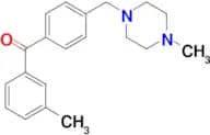 3-methyl-4'-(4-methylpiperazinomethyl) benzophenone