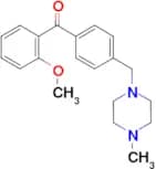 2-methoxy-4'-(4-methylpiperazinomethyl) benzophenone
