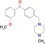 3-methoxy-4'-(4-methylpiperazinomethyl) benzophenone