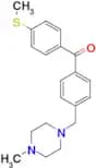 4-(4-methylpiperazinomethyl)-4'-thiomethylbenzophenone