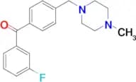 3-fluoro-4'-(4-methylpiperazinomethyl) benzophenone