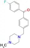 4-fluoro-4'-(4-methylpiperazinomethyl) benzophenone