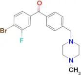 4-bromo-3-fluoro-4'-(4-methylpiperazinomethyl) benzophenone