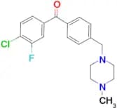 4-chloro-3-fluoro-4'-(4-methylpiperazinomethyl) benzophenone