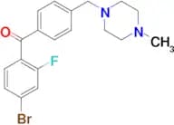 4-bromo-2-fluoro-4'-(4-methylpiperazinomethyl) benzophenone
