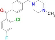 2-chloro-4-fluoro-4'-(4-methylpiperazinomethyl) benzophenone