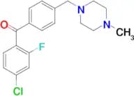 4-chloro-2-fluoro-4'-(4-methylpiperazinomethyl) benzophenone
