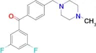 3,5-difluoro-4'-(4-methylpiperazinomethyl) benzophenone