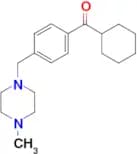 Cyclohexyl 4-(4-methylpiperazinomethyl)phenyl ketone