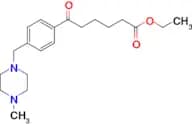 Ethyl 6-[4-(4-methylpiperazinomethyl)phenyl]-6-oxohexanoate
