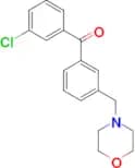3-chloro-3'-morpholinomethyl benzophenone