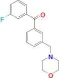 3-fluoro-3'-morpholinomethyl benzophenone