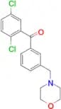 2,5-dichloro-3'-morpholinomethyl benzophenone