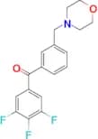 3'-morpholinomethyl-3,4,5-trifluorobenzophenone
