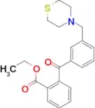 2-carboethoxy-3'-thiomorpholinomethyl benzophenone