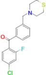 4-chloro-2-fluoro-3'-thiomorpholinomethyl benzophenone