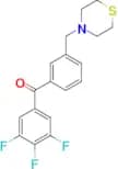 3'-thiomorpholinomethyl-3,4,5-trifluorobenzophenone