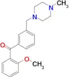 2-methoxy-3'-(4-methylpiperazinomethyl) benzophenone