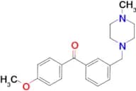 4'-methoxy-3-(4-methylpiperazinomethyl) benzophenone