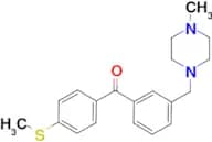 3-(4-methylpiperazinomethyl)-4'-thiomethylbenzophenone