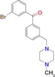 3-bromo-3'-(4-methylpiperazinomethyl) benzophenone