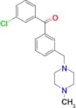 3-Chloro-3'-(4-methylpiperazinomethyl) benzophenone