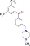 3,5-dimethyl-3'-(4-methylpiperazinomethyl) benzophenone