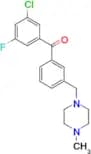 3-chloro-5-fluoro-3'-(4-methylpiperazinomethyl) benzophenone