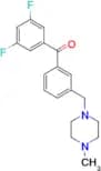 3,5-difluoro-3'-(4-methylpiperazinomethyl) benzophenone