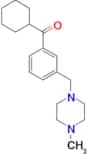 Cyclohexyl 3-(4-methylpiperazinomethyl)phenyl ketone