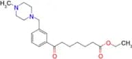 Ethyl 7-[3-(4-methylpiperazinomethyl)phenyl]-7-oxoheptanoate