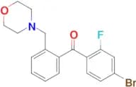 4-Bromo-2-fluoro-2'-morpholinomethyl benzophenone