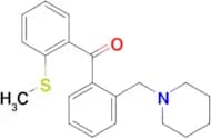 2-Piperidinomethyl-2'-thiomethylbenzophenone