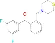 3,5-difluoro-2'-thiomorpholinomethyl benzophenone