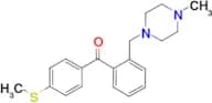 2-(4-methylpiperazinomethyl)-4'-thiomethylbenzophenone