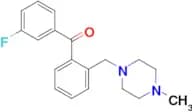 3'-fluoro-2-(4-methylpiperazinomethyl) benzophenone