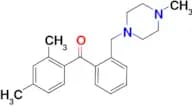 2,4-dimethyl-2'-(4-methylpiperazinomethyl) benzophenone