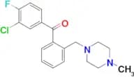 3-chloro-4-fluoro-2'-(4-methylpiperazinomethyl) benzophenone