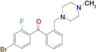 4-bromo-2-fluoro-2'-(4-methylpiperazinomethyl) benzophenone
